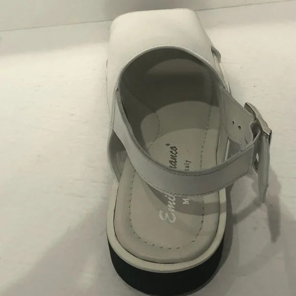 Emilio Franco sandal white leather calf open toe - Picture 4 of 5